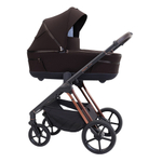 Детская коляска 3 в 1 Espiro Miloo 2025 и автокресло Pi Black 208 exellent chocolate/Чёрный (Black 110)