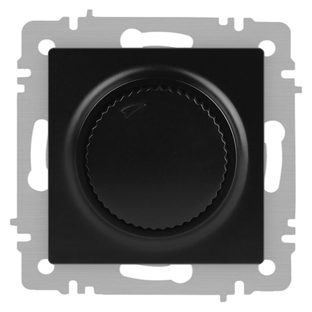 Светорегулятор Intro Accent 6-401-05 поворотный, 600Вт 230В, IP20, СУ, антрацит | Intro