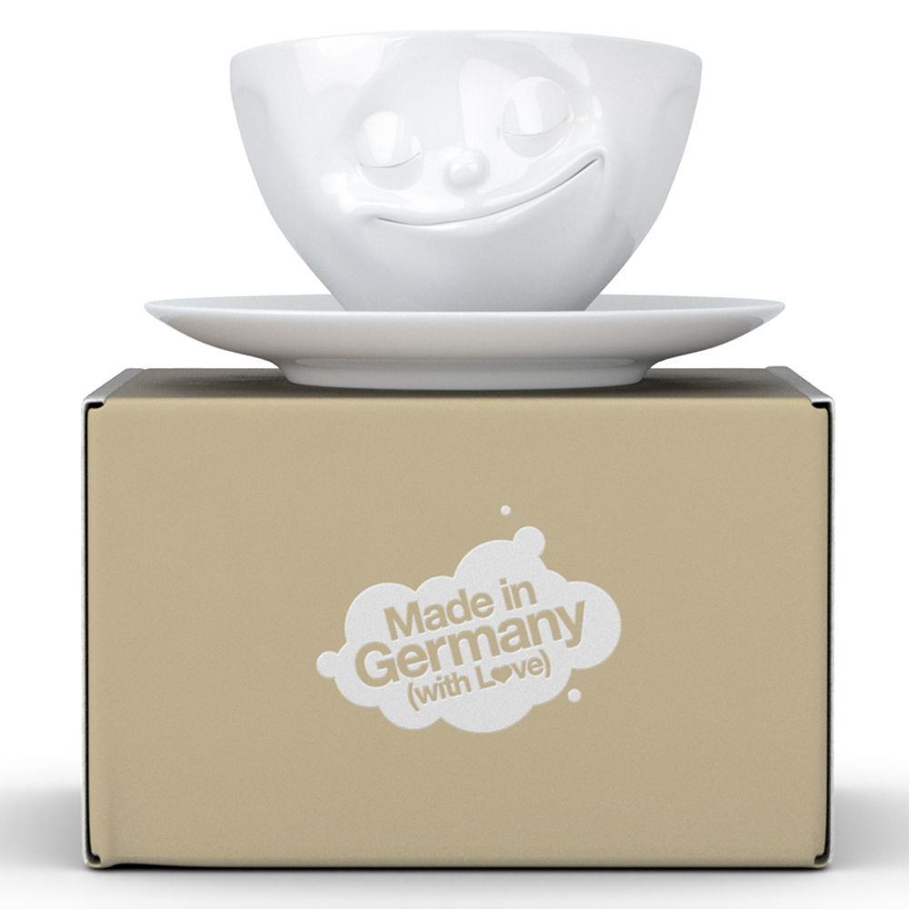 Чайная пара Happy, 200 мл, белая