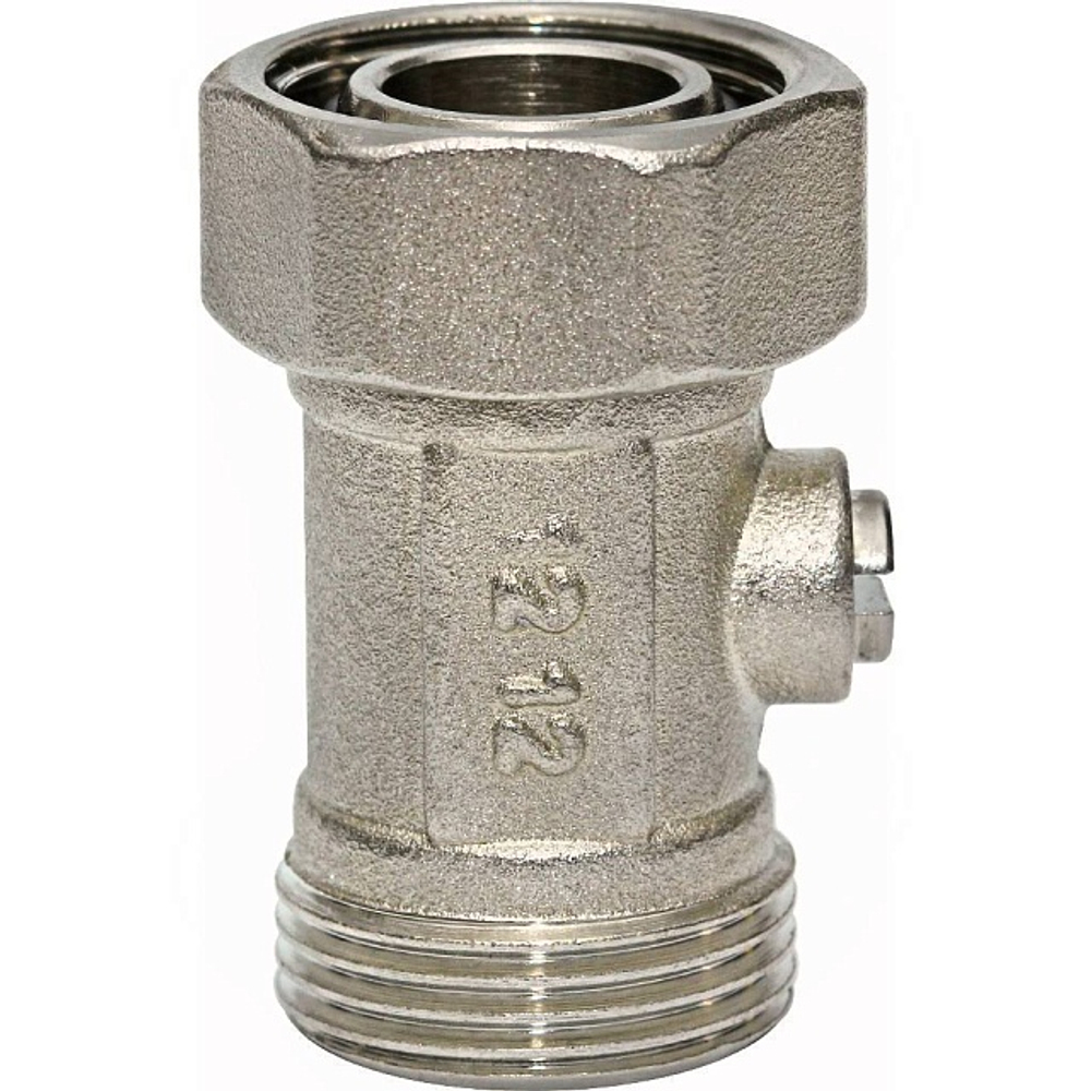 Узел нижнего подключения прямой STOUT - 3/4" (НР/НГ, PN10, Tmax 120°С, раздельный)