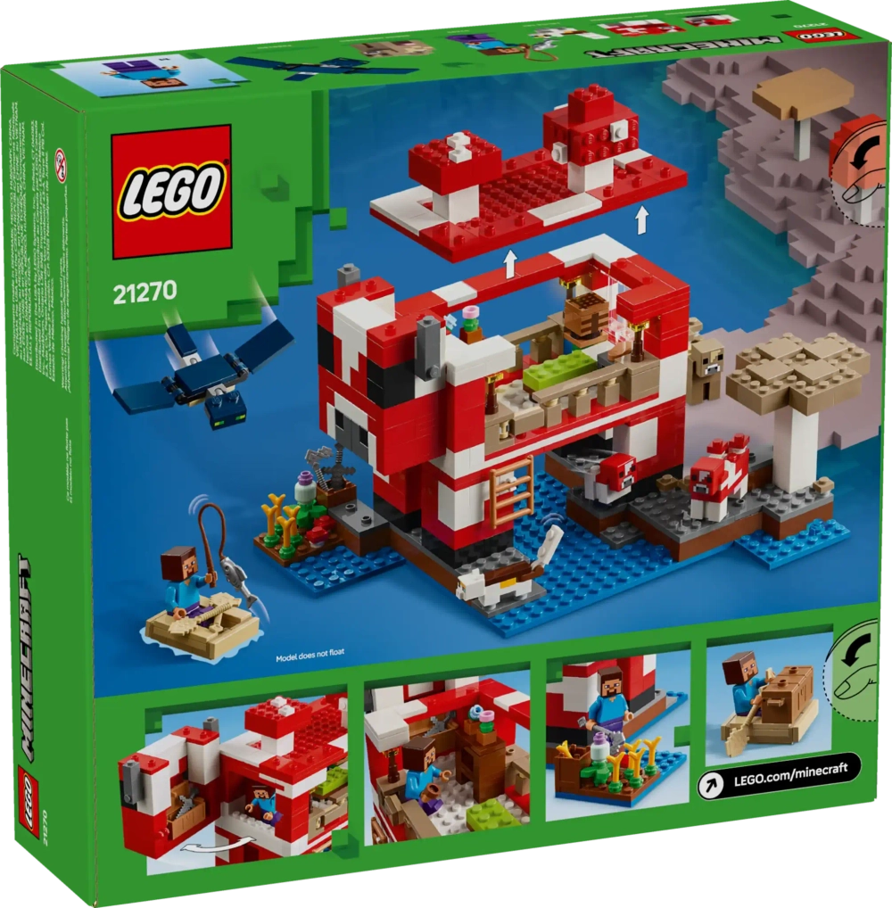 Конструктор LEGO Minecraft 21270 МУУхоморный дом