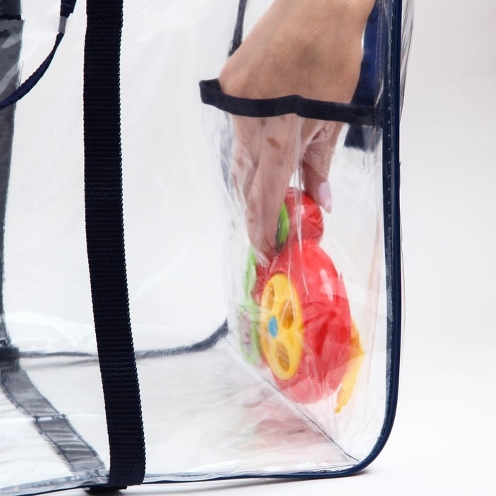 Сумка в роддом с карманом, цвет василёк 2491652