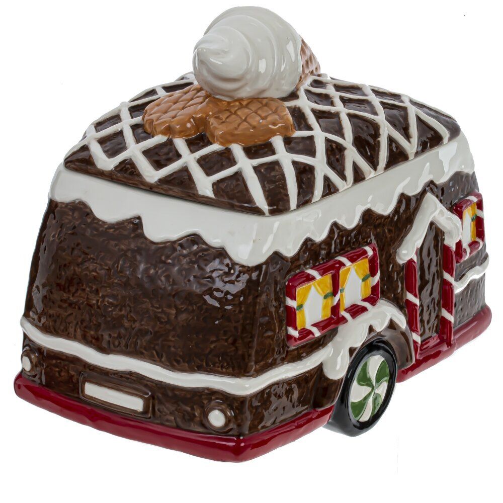 GAEM Конфетница "Пряничный фургон", 2800 мл, L23,5 W15,5 H18 см