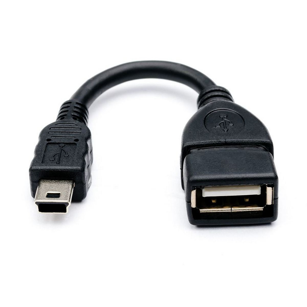 Кабель USB x MiniUSB (OTG) -0.1 м. Atcom AT2822