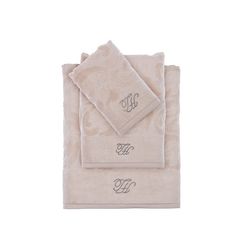 Набор полотенец  Baroc (бежевый)  3 пр 30х50 50Х100 и  90Х150   TIVOLYO HOME Турция