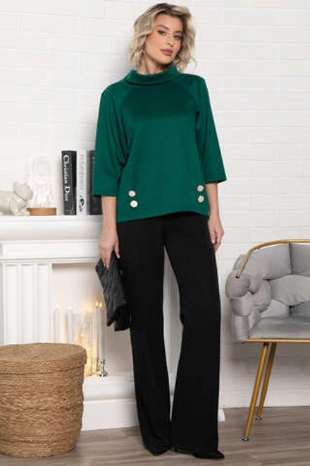 Джемпер Эдельвейс (изумруд) Б15002-18М LT Collection