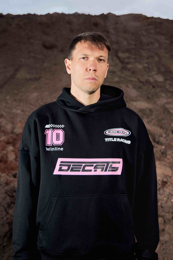 Худи x Winline Decals Racing черное - фото 2