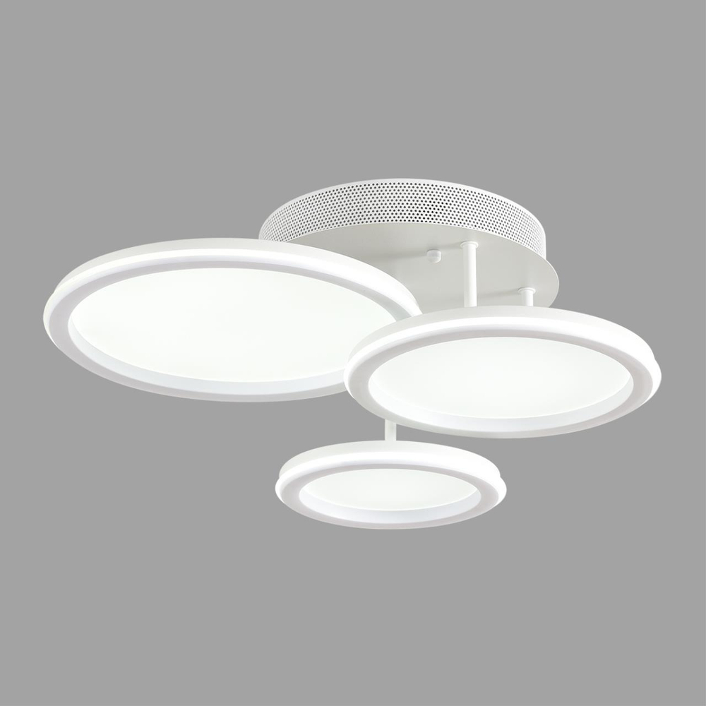 8380/60CL LN Умная люстра потолочная с ПДУ и голосовым управлением LED 60W 3000-6500К 220V LEDIO
