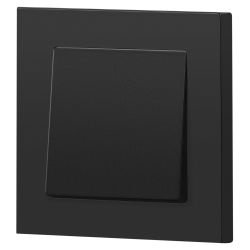 Кнопка Intro Accent 6-109-05 10А-250В IP20 СУ AL/CU антрацит