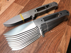 Тактический нож Sturm AUS-8 StoneWash Black