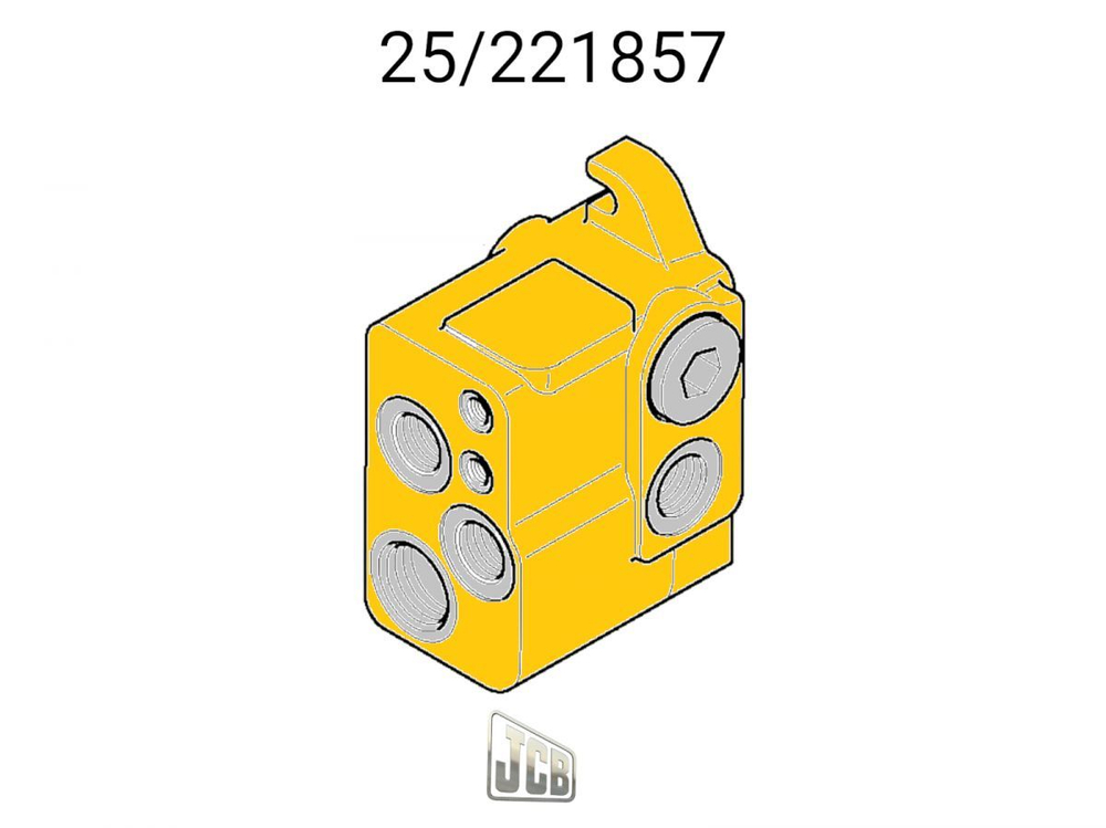 Впускной клапан JCB 25/221857