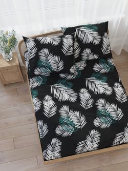 Постельное белье Полисатин Мечта "Танец перьев" семейное Наволочка 50х70 см 2 шт Простынь на резинке 160x200 см Пододеяльник 145x215 см 2шт