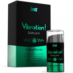 Жидкий интимный гель с эффектом вибрации Ganjah, 15 мл