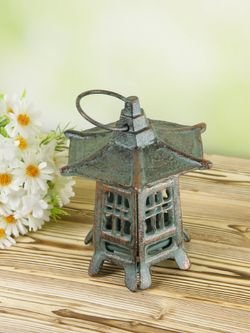 Iron Garden Декоративный фонарь Пагода под свечу для дачи