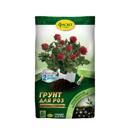 Грунт д/роз  5л Цветочное счастье ФАСКО