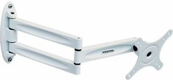 Кронштейн для телевизора Kromax TECHNO-11 белый 10"-32" макс.15кг настенный поворот и наклон (29002)