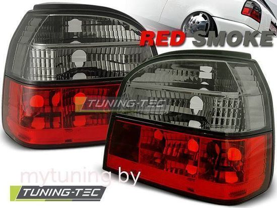 Задние фонари VW Golf 3 red smoke