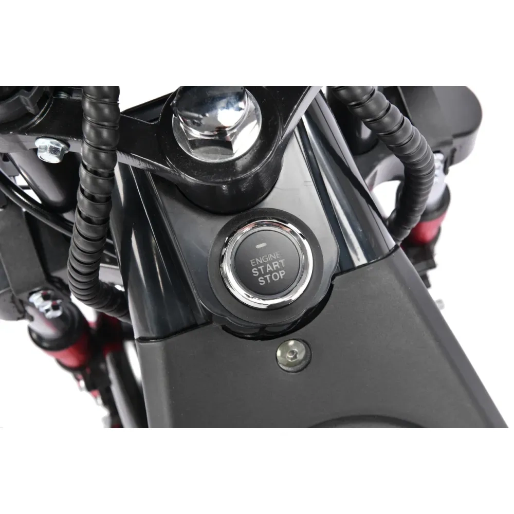 Электроскутер CityCoco White Siberia PRO+ 2500w Черный