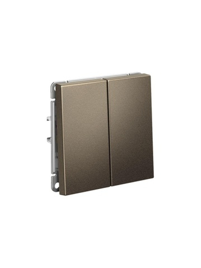 Переключатель 2-кл. ArtGallery (сх. 6/2) 10AX механизм мокко SE GAL000665