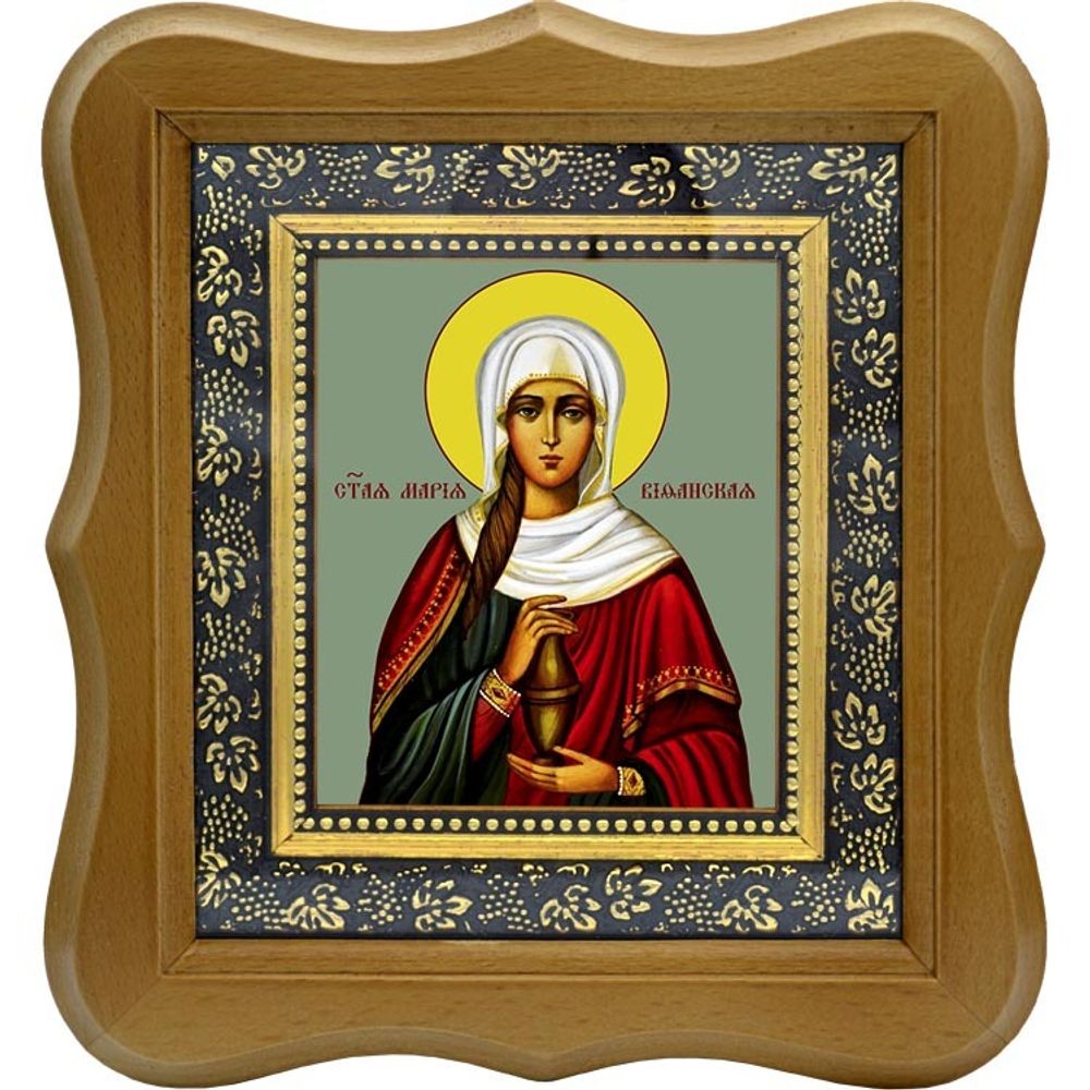 Мария Вифанская праведная, сестра Лазаря Четверодневного. Икона на холсте.