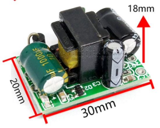 Источник питания AC-DC 90-240V выход 5v 0.6A