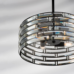 746048 Люстра AMERIGO 4х40W E14 УМБРА ПРОЗРАЧНЫЙ