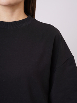Футболка базовая oversize из 100 % хлопка, black