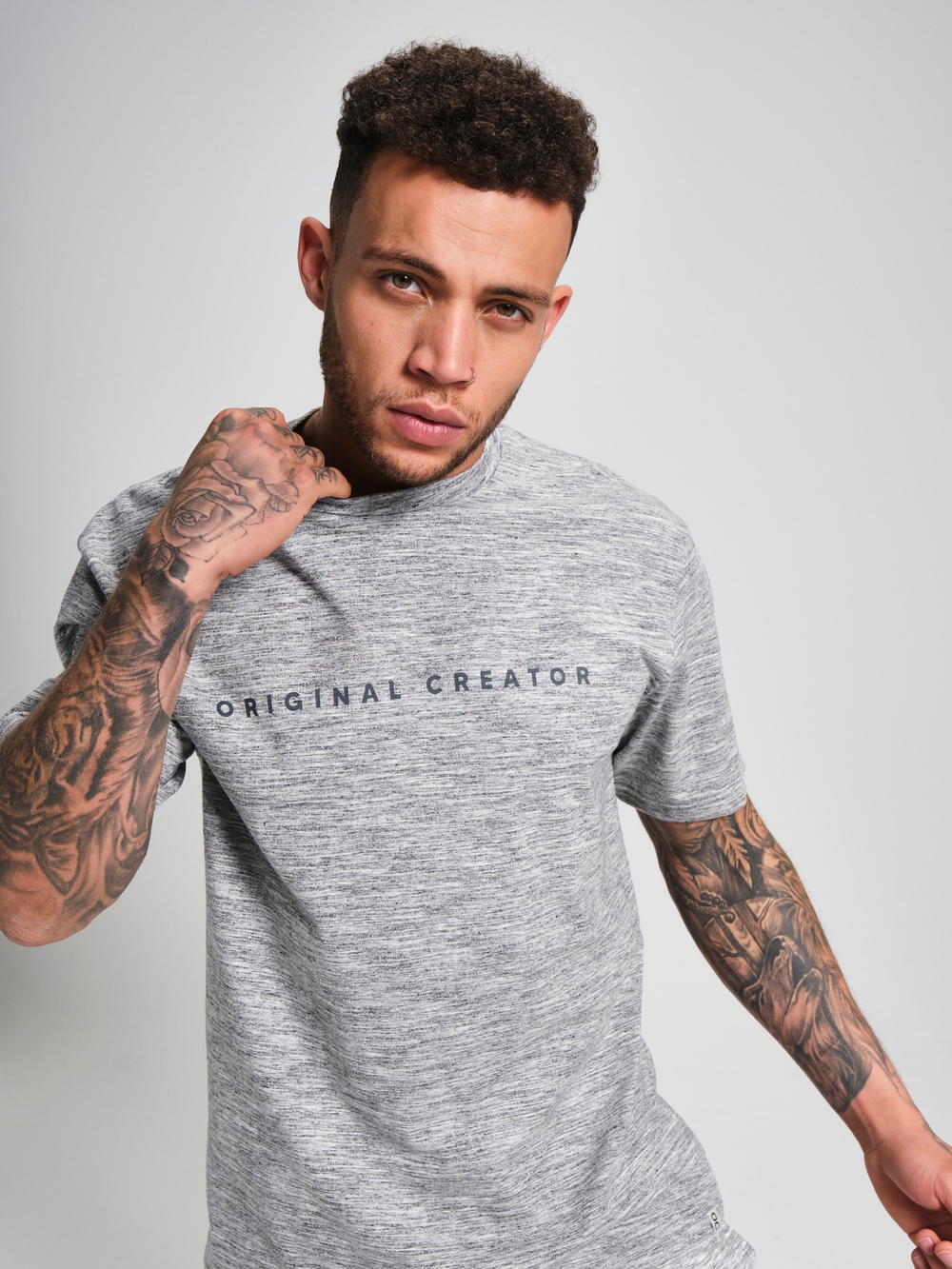Футболка мужская ORIGINAL CREATOR OC. T-SHIRT, Серый