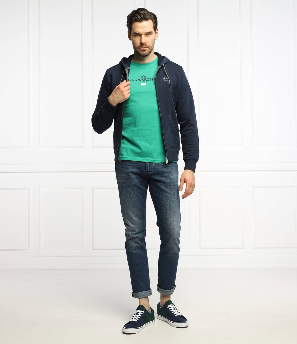 Худи La Martina - темно-синий(CCMF02 FP109)