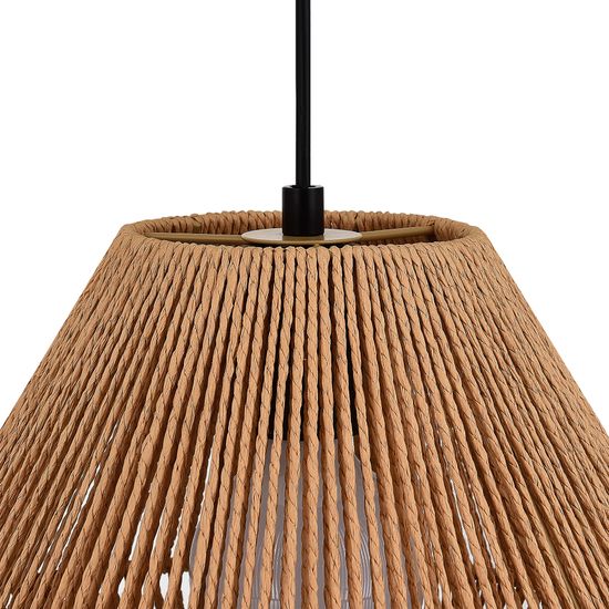 SLE6025-603-01 Светильник подвесной бежевый/черный E27 1*40W ETTAN