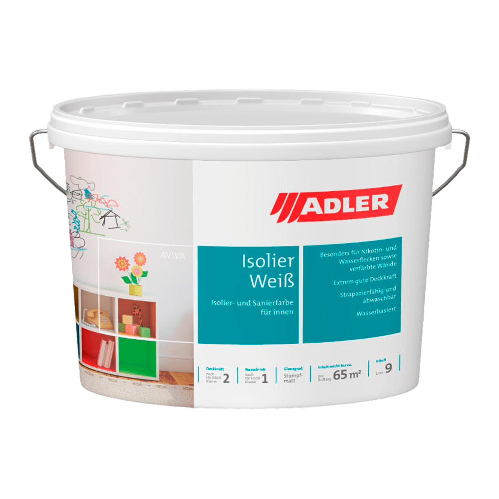 Aviva Isolier-Weiß - изолирующая краска для сен и потолков | Adler (Австрия)