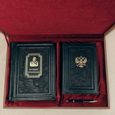 Подарочный набор "Великие полководцы" с ручкой