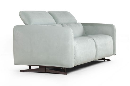 Rimini диван-кровать прямой замша мятный