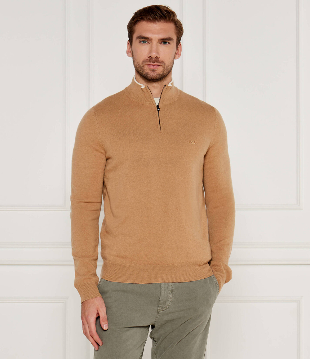 Шерстяной свитер Emarlo BOSS BLACK - бежевый(50530314)