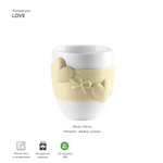 Кружка love, 360 мл, желтая