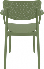 Кресло пластиковое Siesta Contract Loft, оливковый