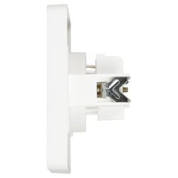 Розетка Intro Style 7-201-01 2P, 16А-250В, IP20, СУ, белый