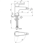 Смеситель Ideal Standard BC746AA для биде