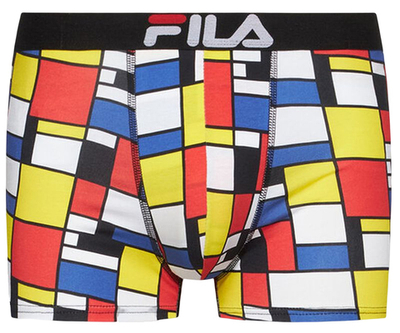 Мужские спортивные боксеры Fila Underwear Man Boxer 1P - black/разноцветный