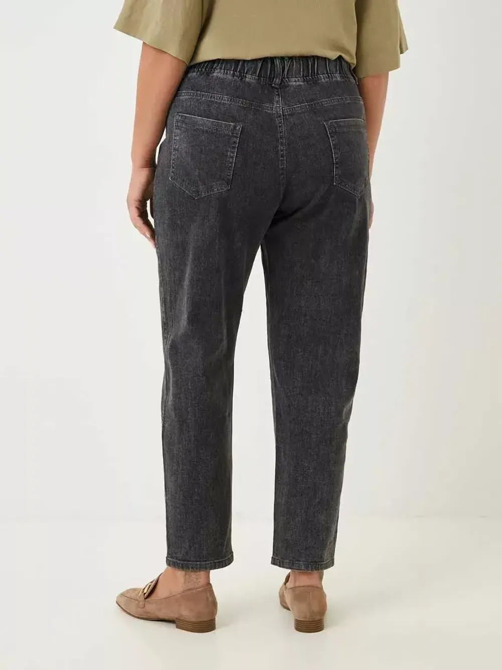 Джинсы на резинке больших размеров