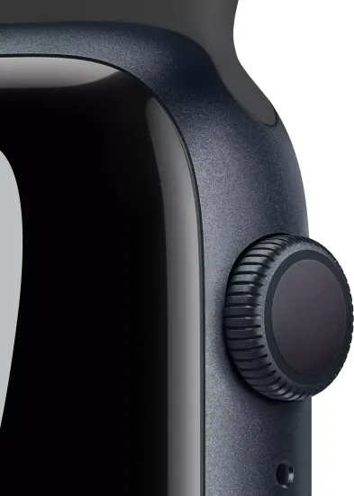 Apple Watch Nike Series 7, 41 мм, корпус из алюминия цвета «тёмная ночь»