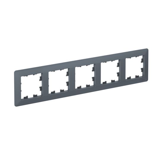 ATLASDESIGN AIR 5-постовая РАМКА, ГРИФЕЛЬ/дымчатый черный