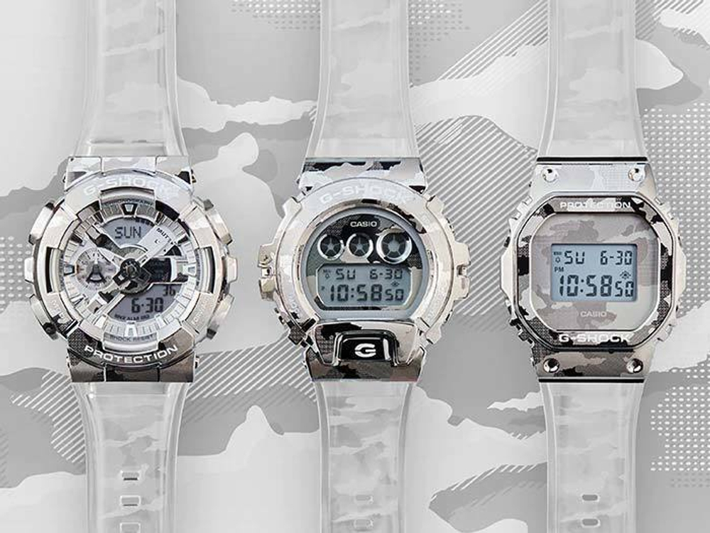 Японские наручные часы Casio G-SHOCK GM-6900SCM-1ER с хронографом
