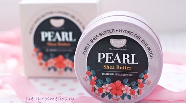 Корейские гидрогелевые патчи для глаз Koelf Hydro Gel Pearl &amp; Shea Butter Eye Patch