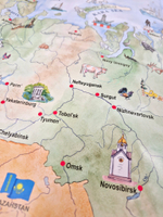 Плакаты A1 - комплект: Russian Federation, Body, The British Isles