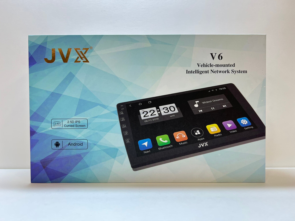 Андроид (12 дюймов), 1+32 GB, Android 10, Модель: V6 JVX-TS7, AHD, IPS / Автомагнитола 2 DIN (2 Дин)