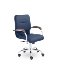 Кресло Самба Люкс GTP TG СН D8 S-0419 (темно-синий)