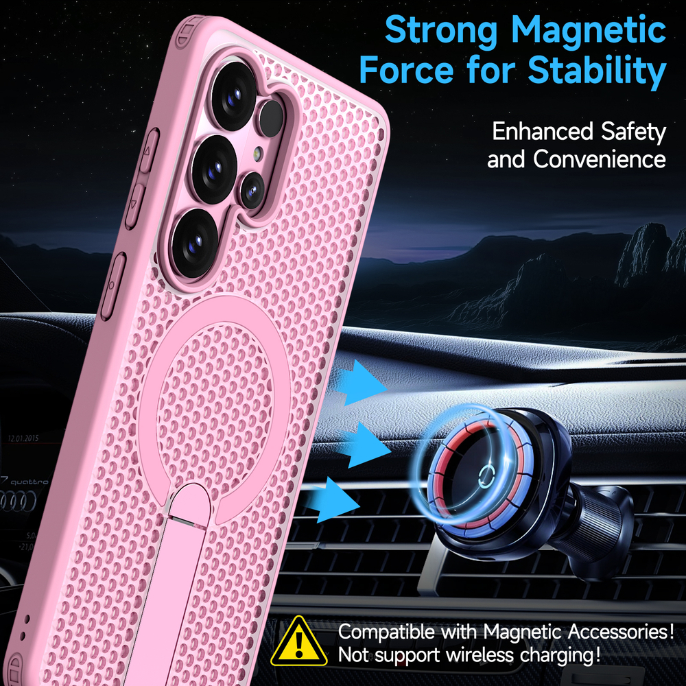 Прозрачный чехол Mesh Pro Magnetic Case для Samsung Galaxy S26 Ultra
