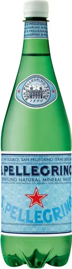 Вода газированная S.Pellegrino минеральная, 1 л