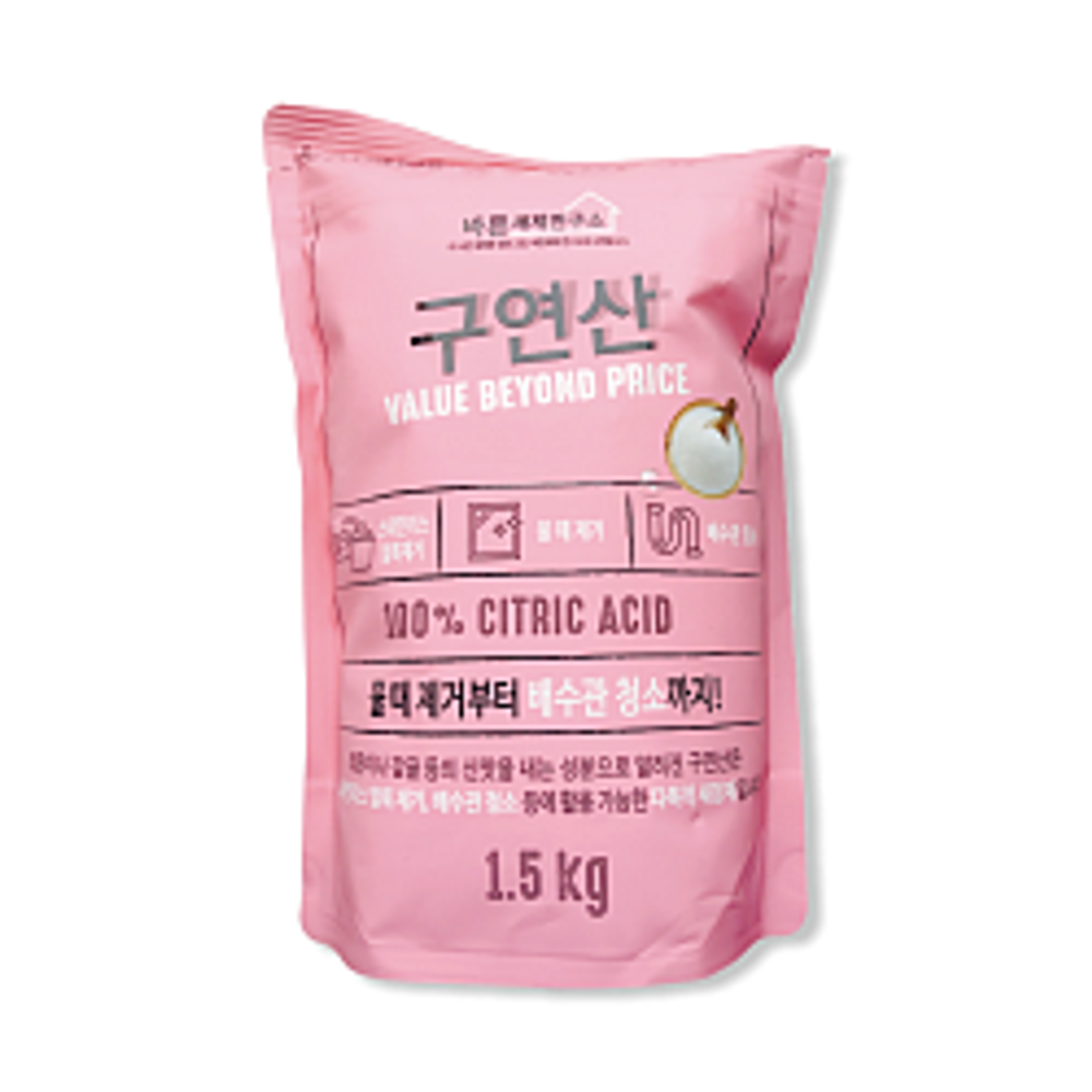 [MUKUNGHWA] Чистящее средство ЛИМОННАЯ КИСЛОТА (Good Detergent Laboratory) Citric Acid, 1.5кг
